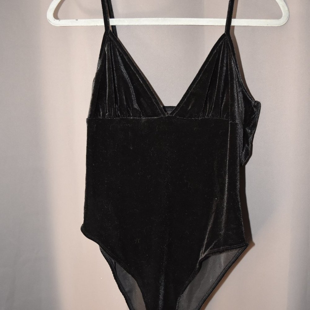 Black Velvet Bodysuit